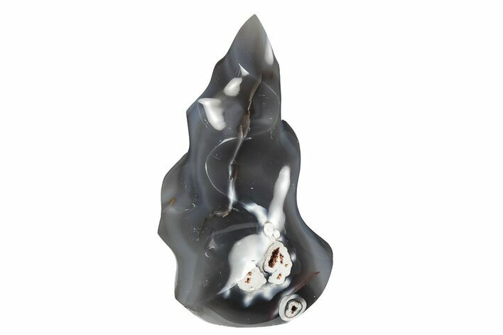 Polished Orca Agate Flame - Madagascar #205409